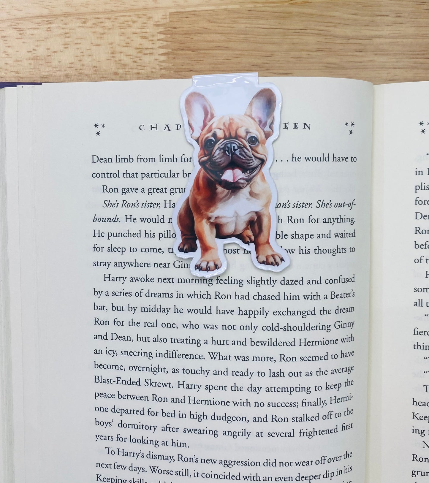 French Bulldog Magnetic Bookmark, Frenchie Dog Bookmarks