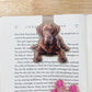 Chocolate Labrador Retriever Magnetic Bookmark, Chocolate Lab Bookmarks