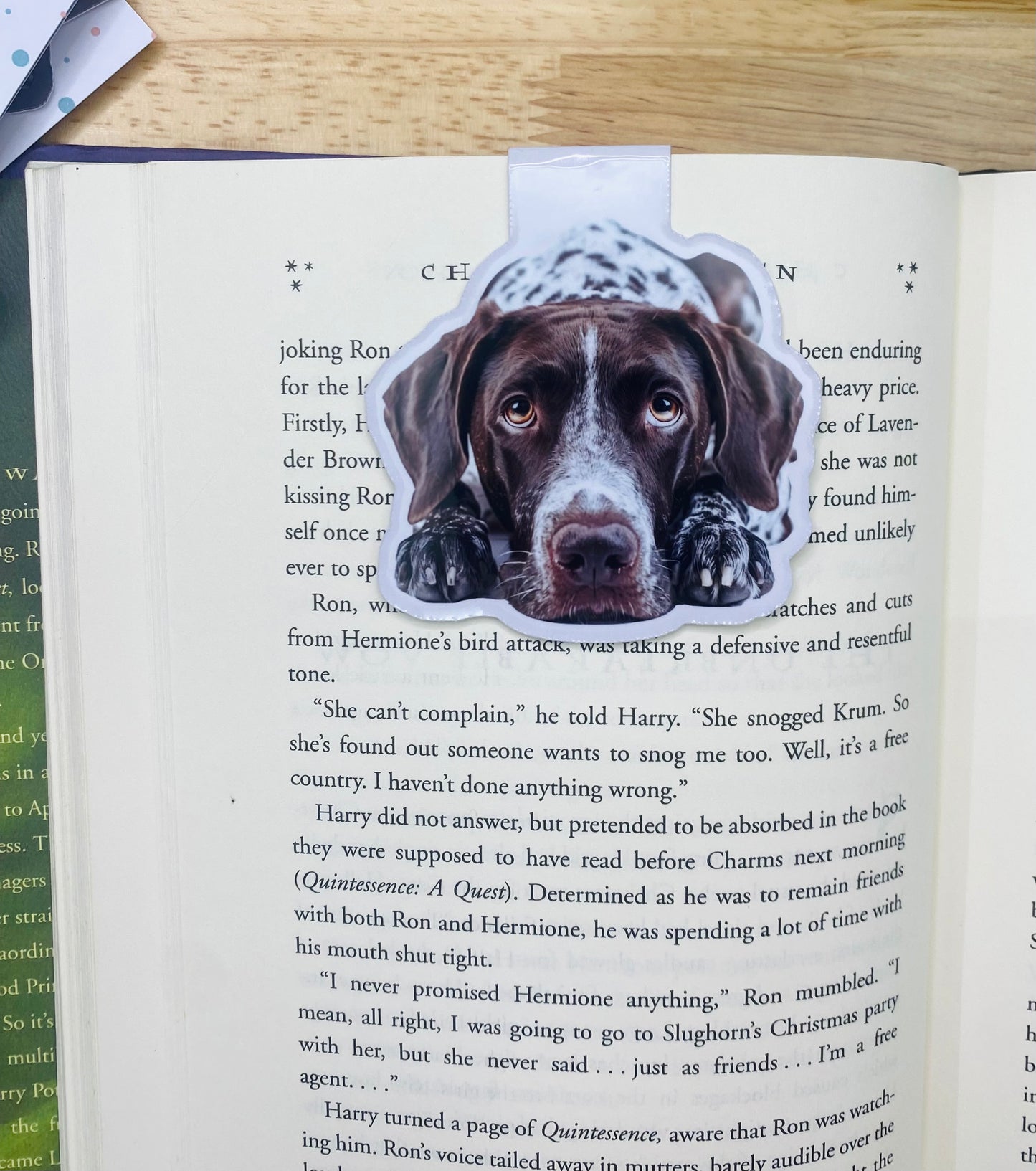 English Pointer Magnetic Bookmark, German Shorthaired Dog Bookmark