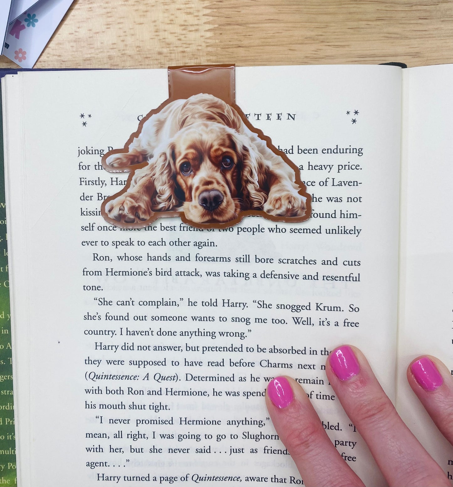 Cocker Spaniel Magnetic Bookmark