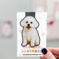 Bichon Frise Magnetic Bookmark