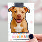 Dog-shaped magnetic bookmark held by a hand with a blurred background