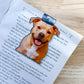Tan Pit Bull Magnetic Bookmark