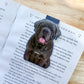 Gray Neapolitan Mastiff Magnetic Bookmark