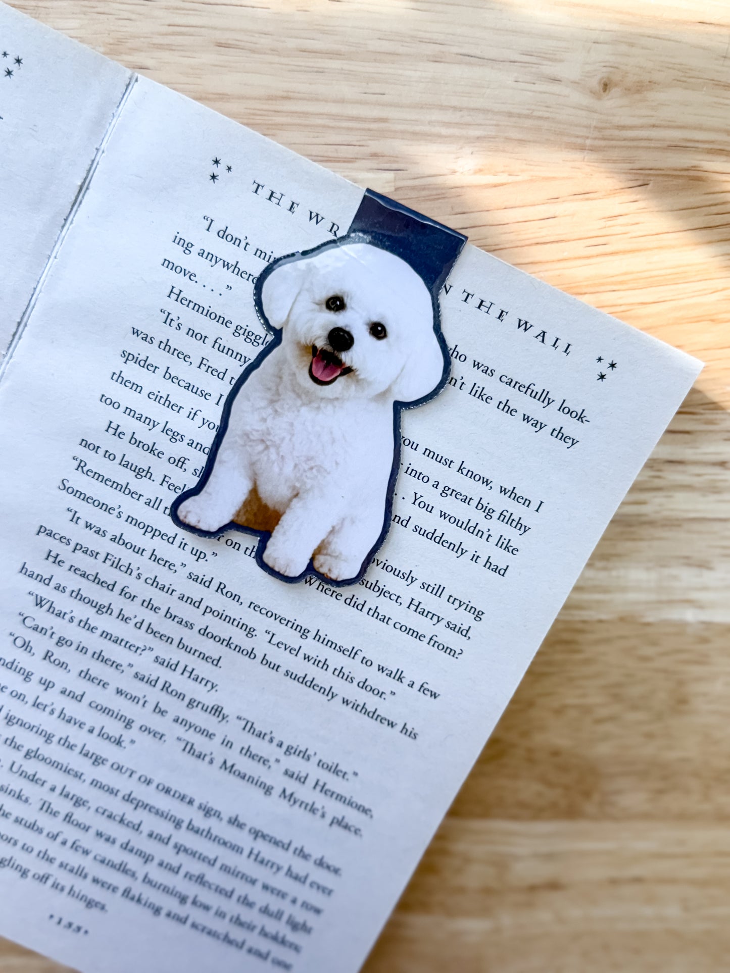 Bichon Frise Magnetic Bookmark