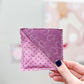 Two-Tone Purple Raw Edge Corner Bookmarks