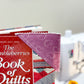 Two-Tone Purple Raw Edge Corner Bookmarks