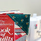 Hunter Green Floral Raw Edge Corner Bookmarks