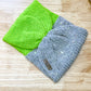Neon Green & Gray Knit Earwarmer