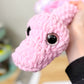 Pink Purple Snake Crochet Plushie