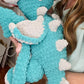 Teal Blue and Gray Dragon Plushie