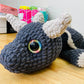 Gray Dragon Jumbo Plushie