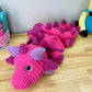 Jumbo Pink & Purple Sparkle Dragon Plushie