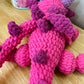 Jumbo Pink & Purple Sparkle Dragon Plushie