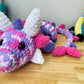 Barbie Pink & Purple Crochet Dragon Plushie