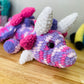 Barbie Pink & Purple Crochet Dragon Plushie