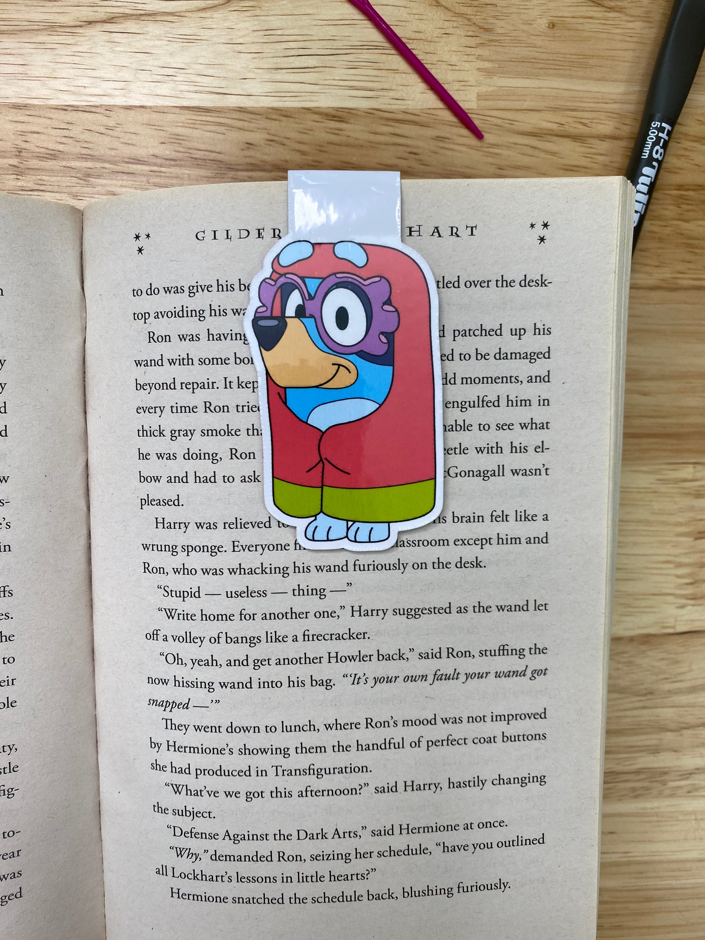 Janet Magnetic Bookmarks, Bluey Bookmark