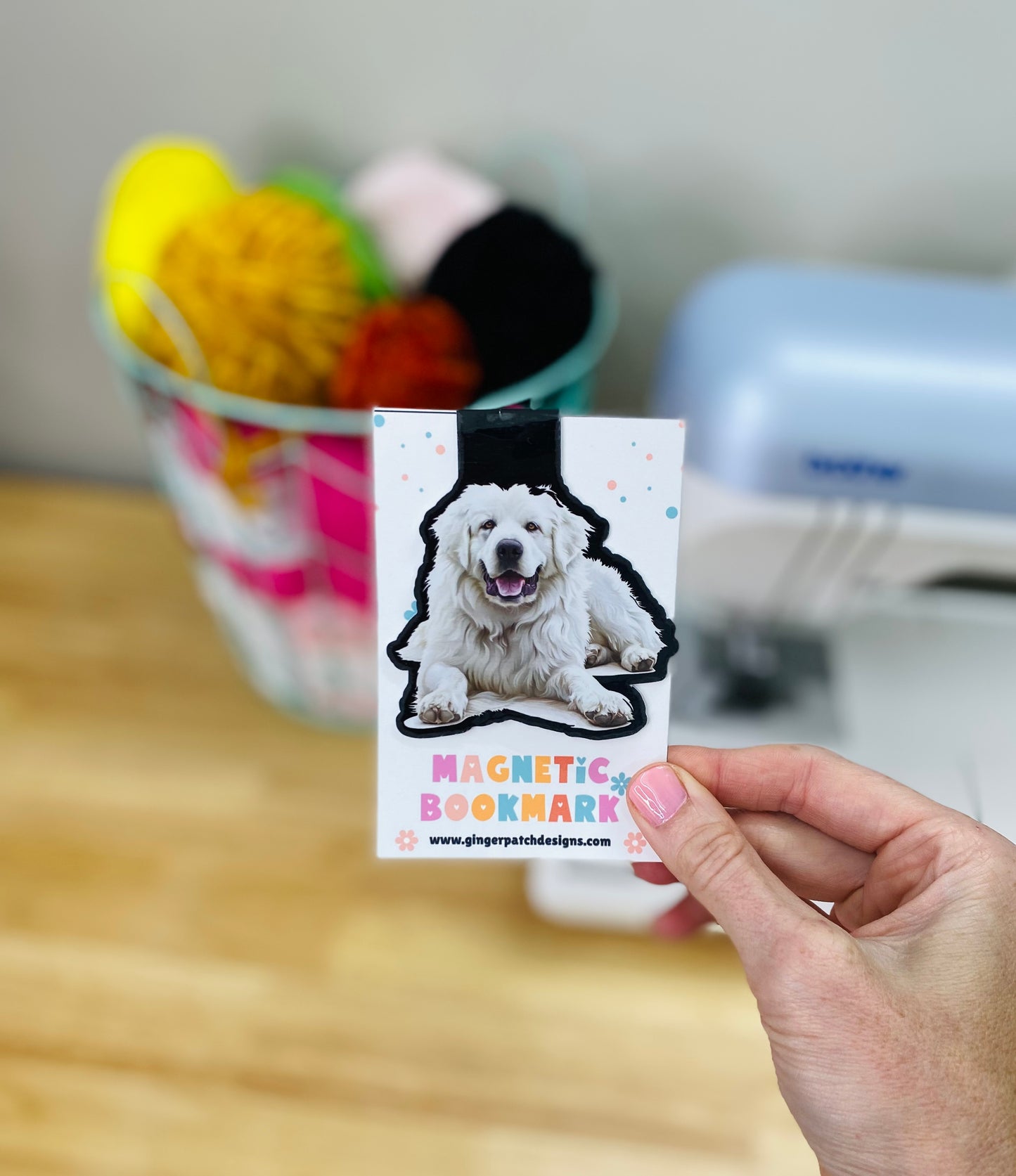 Great Pyrenees Magnetic Bookmark