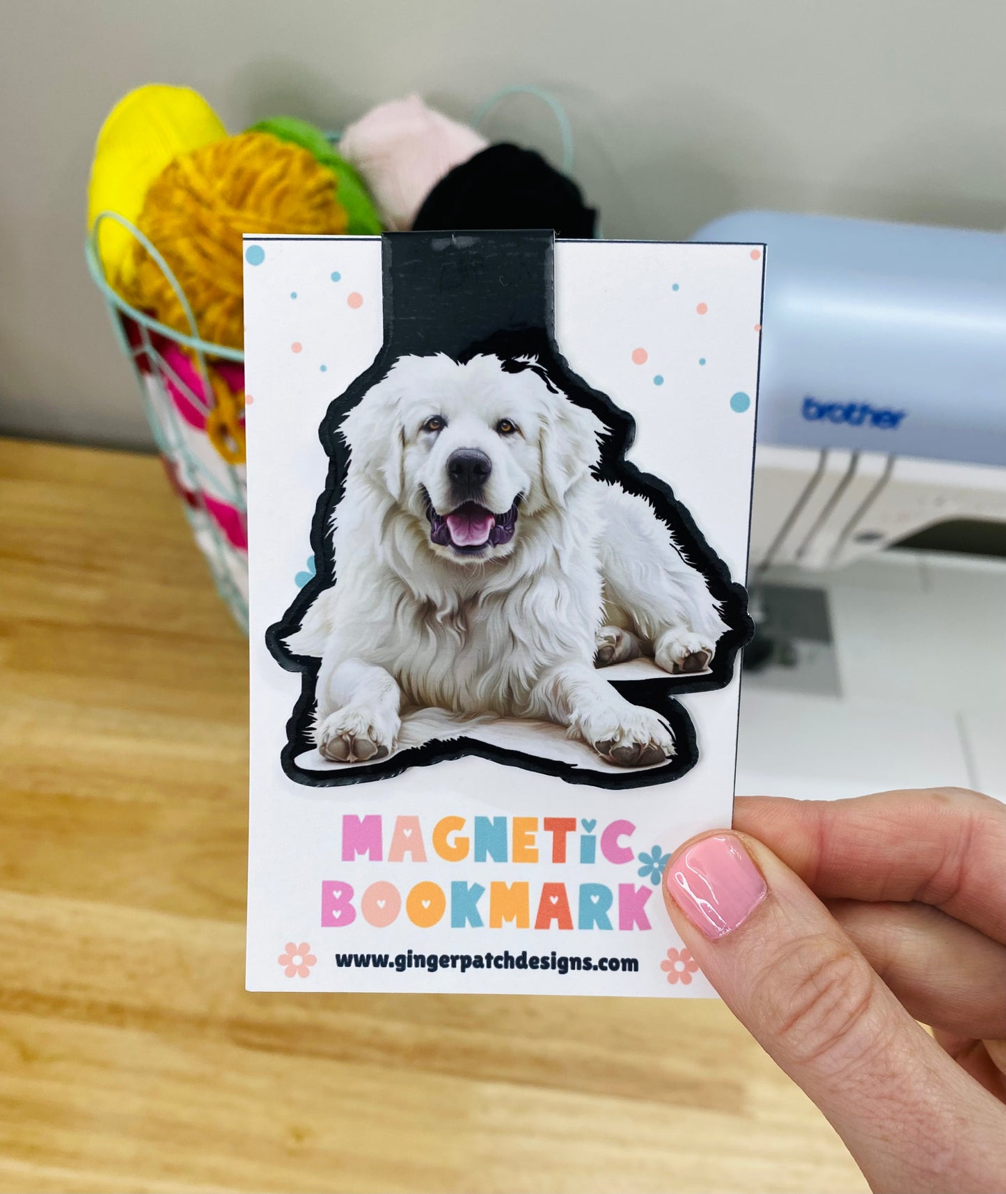 Great Pyrenees Magnetic Bookmark