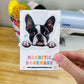 Boston Terrier Magnetic Bookmark