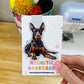 Doberman Magnetic Bookmark