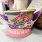 Beige Rose Reversible Fabric Bowl Cozy 10"