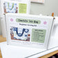 Charlotte Tote Bag Beginner Sewing Kit on a sewing machine with a sewing pattern in the background