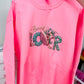 Book Lover Pink Sweatshirt XL