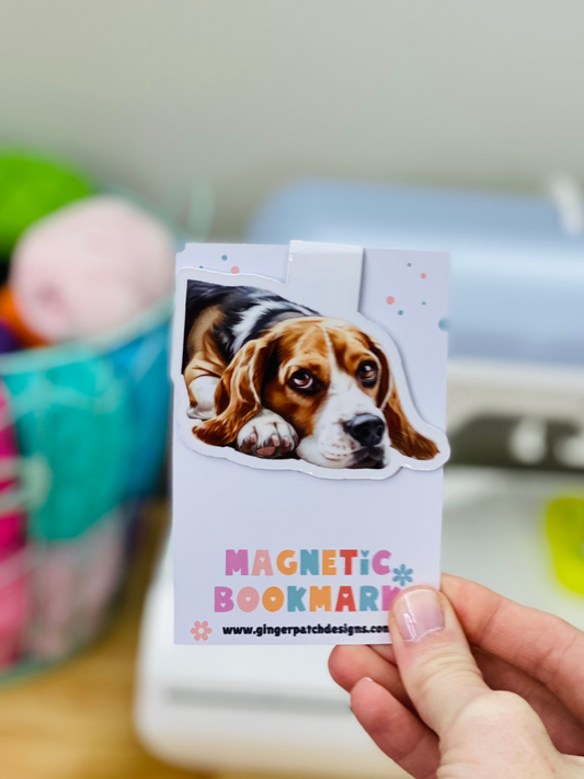 Beagle Magnetic Bookmark