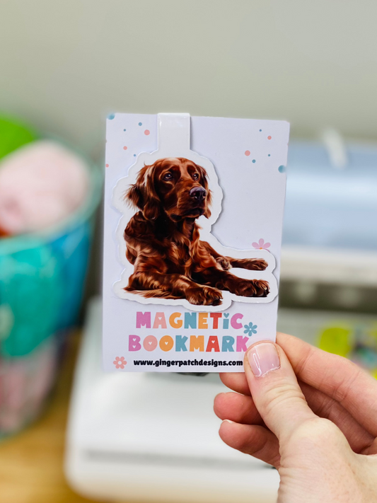 Irish Setter Magnetic Bookmark