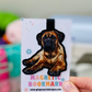 Brown Bull Mastiff Magnetic Bookmark