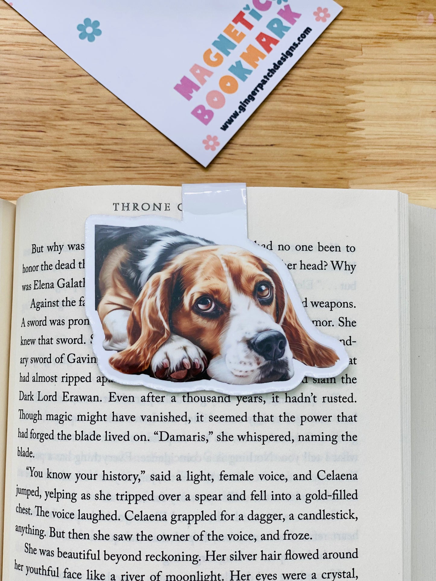 Beagle Magnetic Bookmark