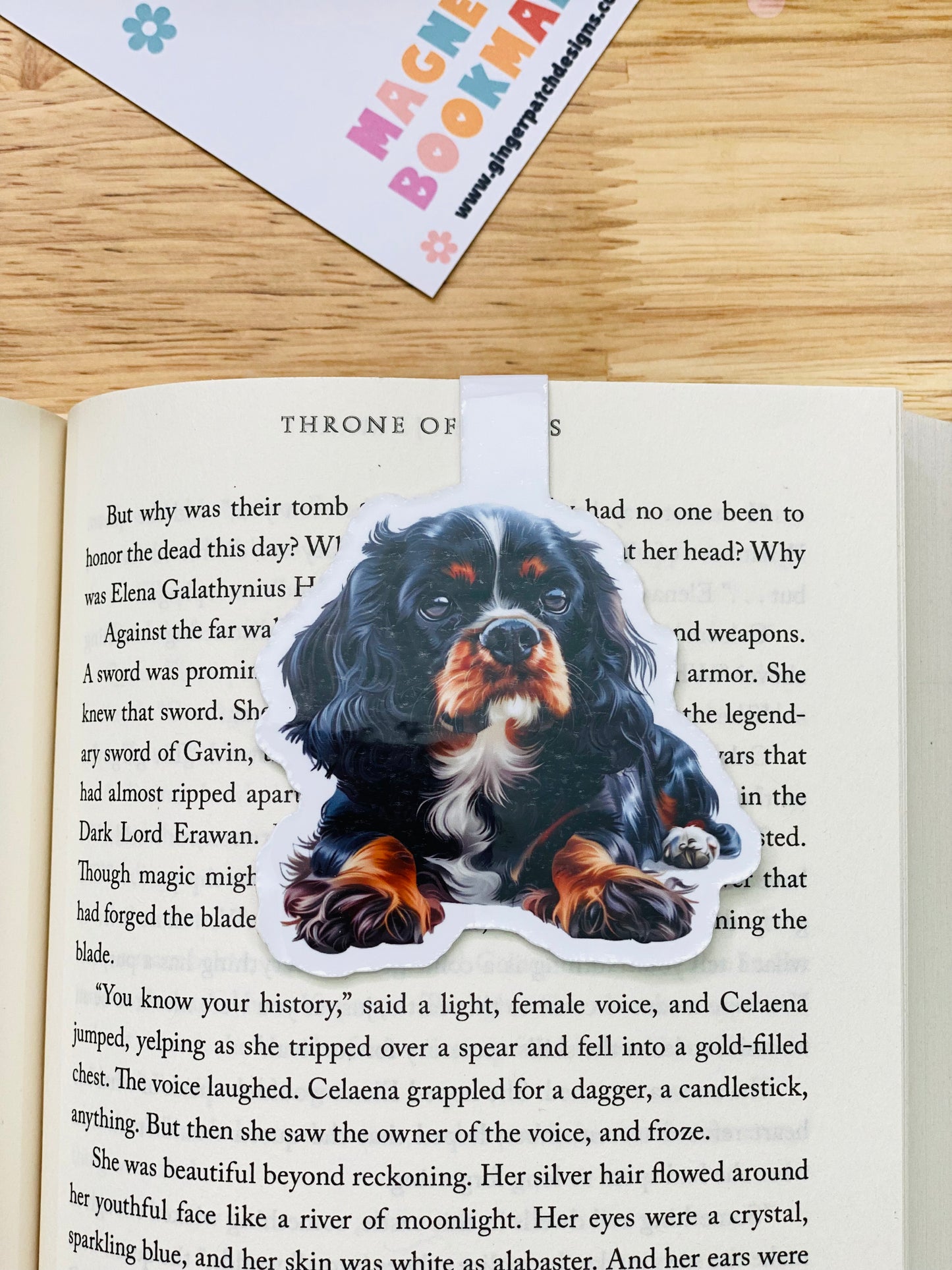 Cavalier King Charles Magnetic Bookmark