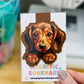 Dachshund Puppy Magnetic Bookmark