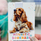 Tan Cocker Spaniel Magnetic Bookmark