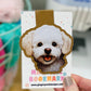 Bichon Frise Magnetic Bookmark