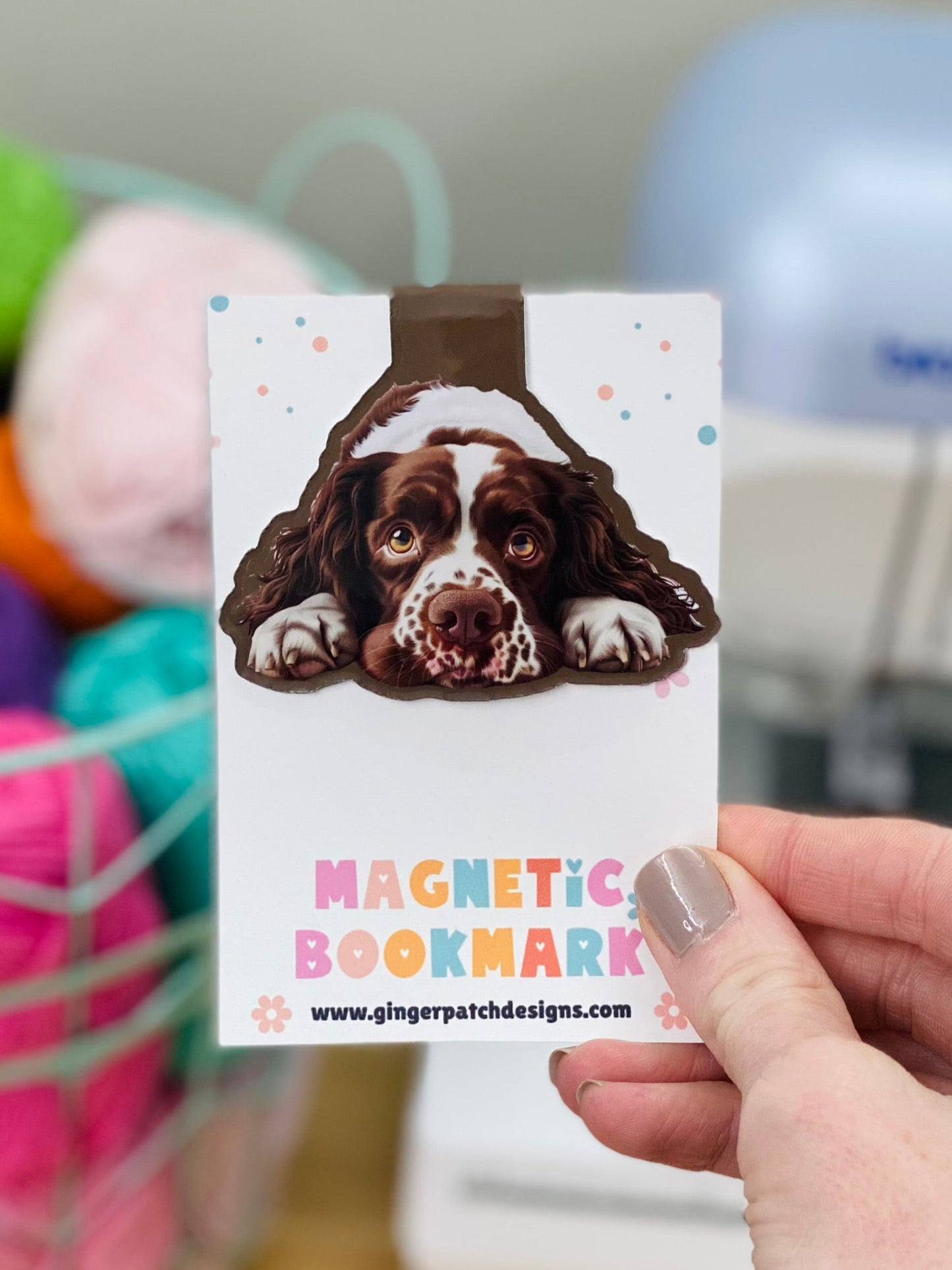 Springer Spaniel Magnetic Bookmark