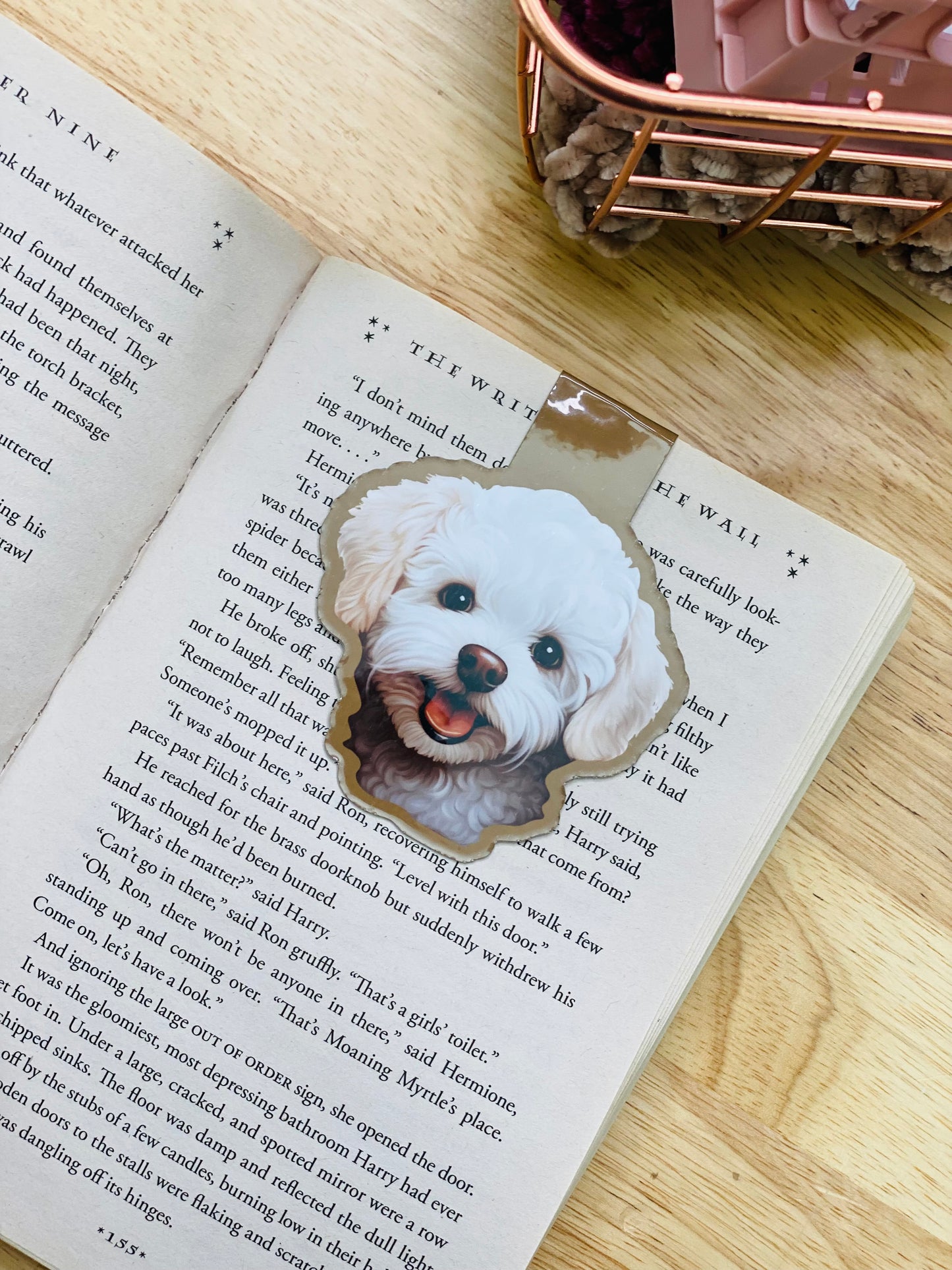 Bichon Frise Magnetic Bookmark