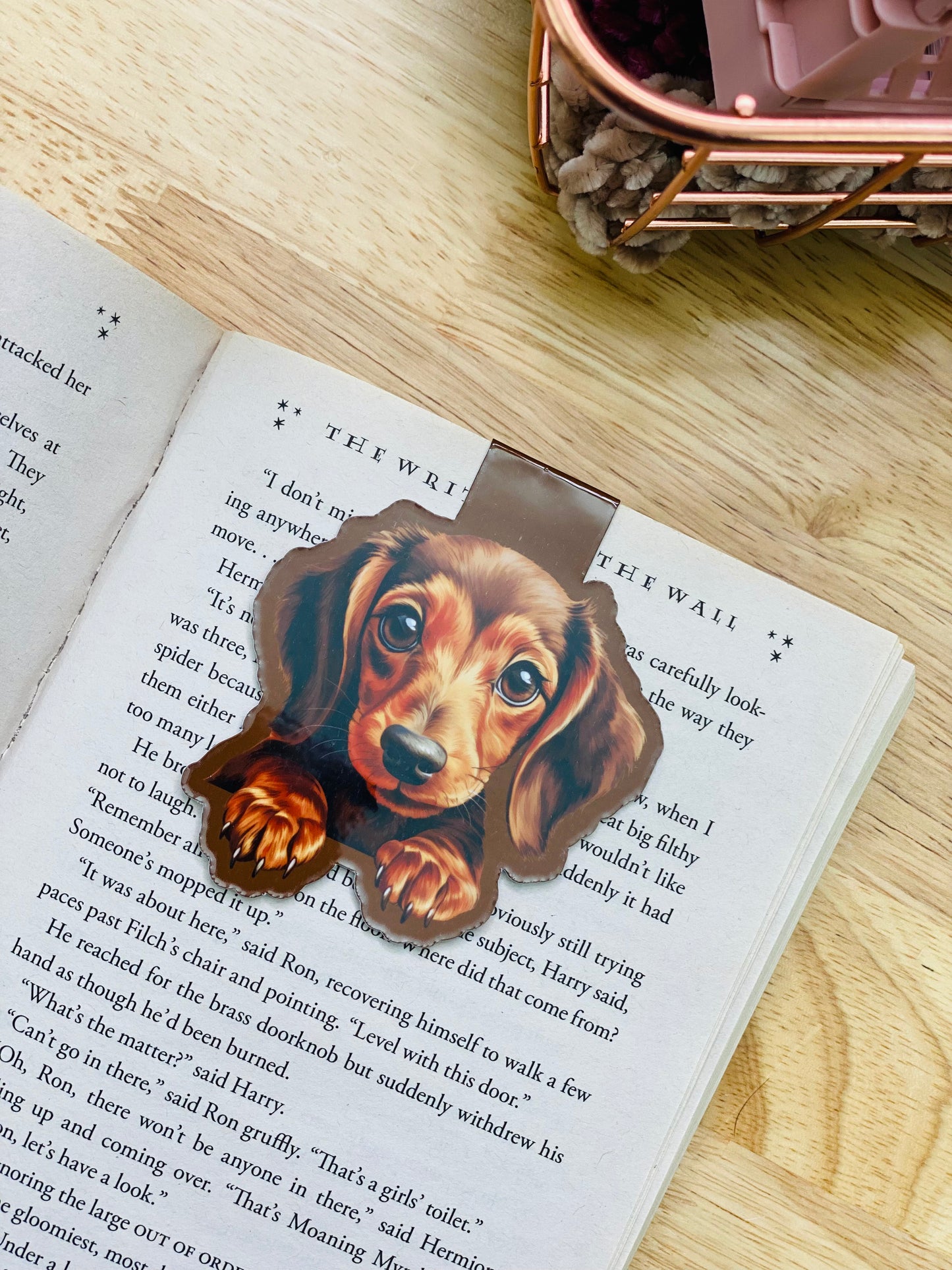 Dachshund Puppy Magnetic Bookmark