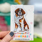St. Bernard Magnetic Bookmark