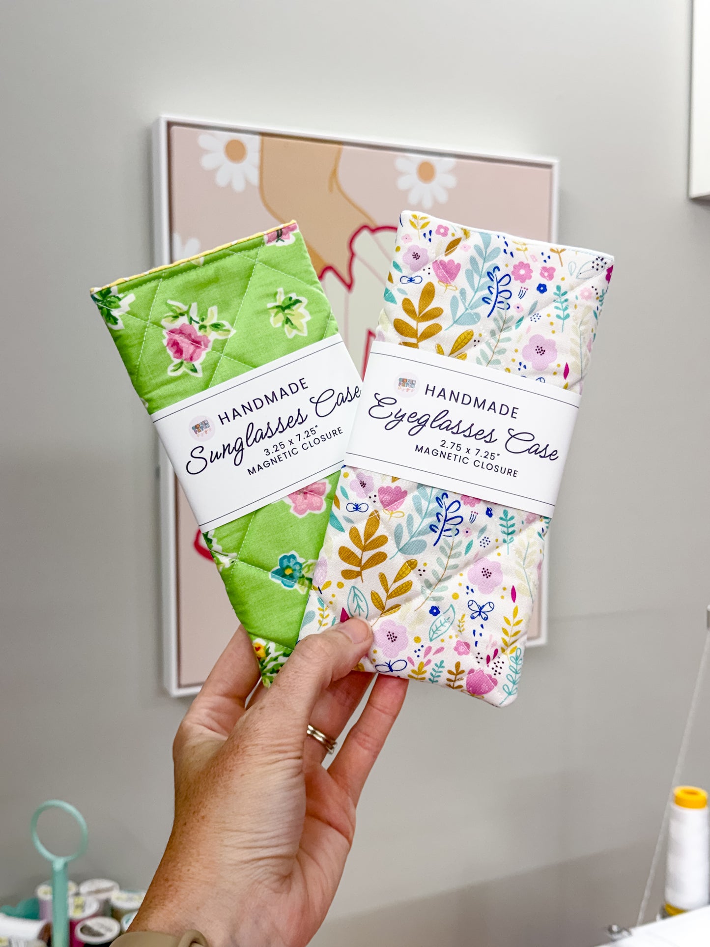 PRINTABLE Sunglasses & Eyeglasses Case Wrap Labels | Downloadable PDF