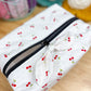 Red Cherry Dot Large Quilted Boxy Bag