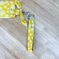 Floral Fabric Keychain