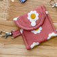 Daisy Floral Earbuds Case Keychain