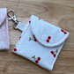 Cherry Dot AirPods Case Keychain