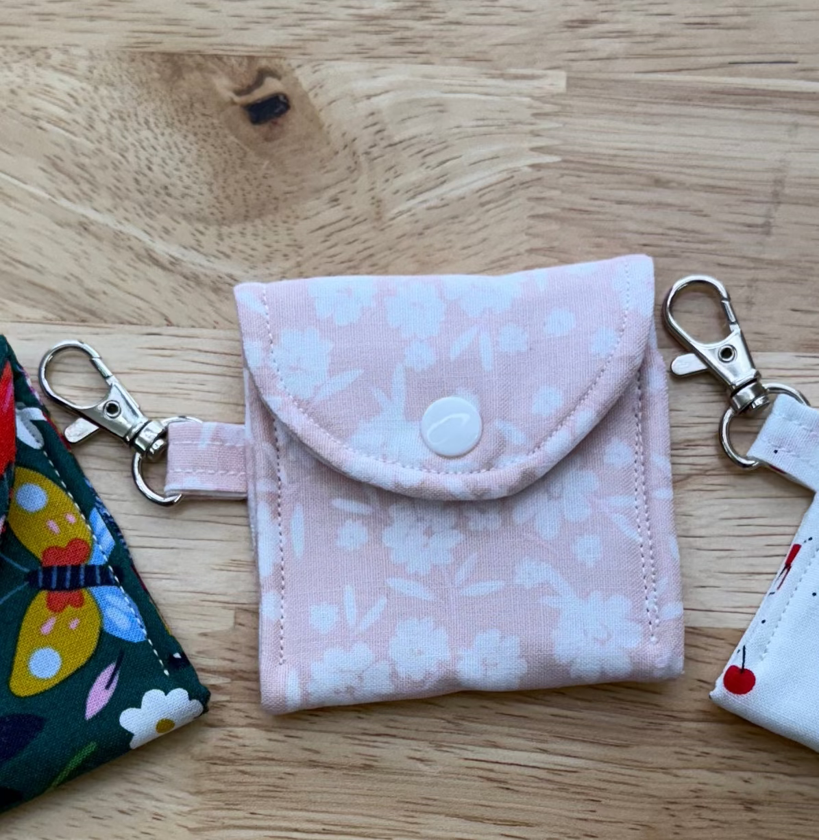 Light Pink AirPods Case Keychain
