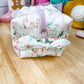 Pink Cowboy Boots & Green Floral Large Boxy Bow Bag