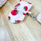Pink Strawberry Makeup Bag Travel 6 pc Set