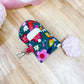 Fabric AirPods Case Keychain
