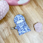 Floral Earbuds Case Keychain